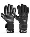 Eagle Strike Goalie Gloves – Negative Cut, German Contact Grip Latex - Black
