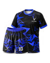 Football Kit Adult & Kids - Blue - D2