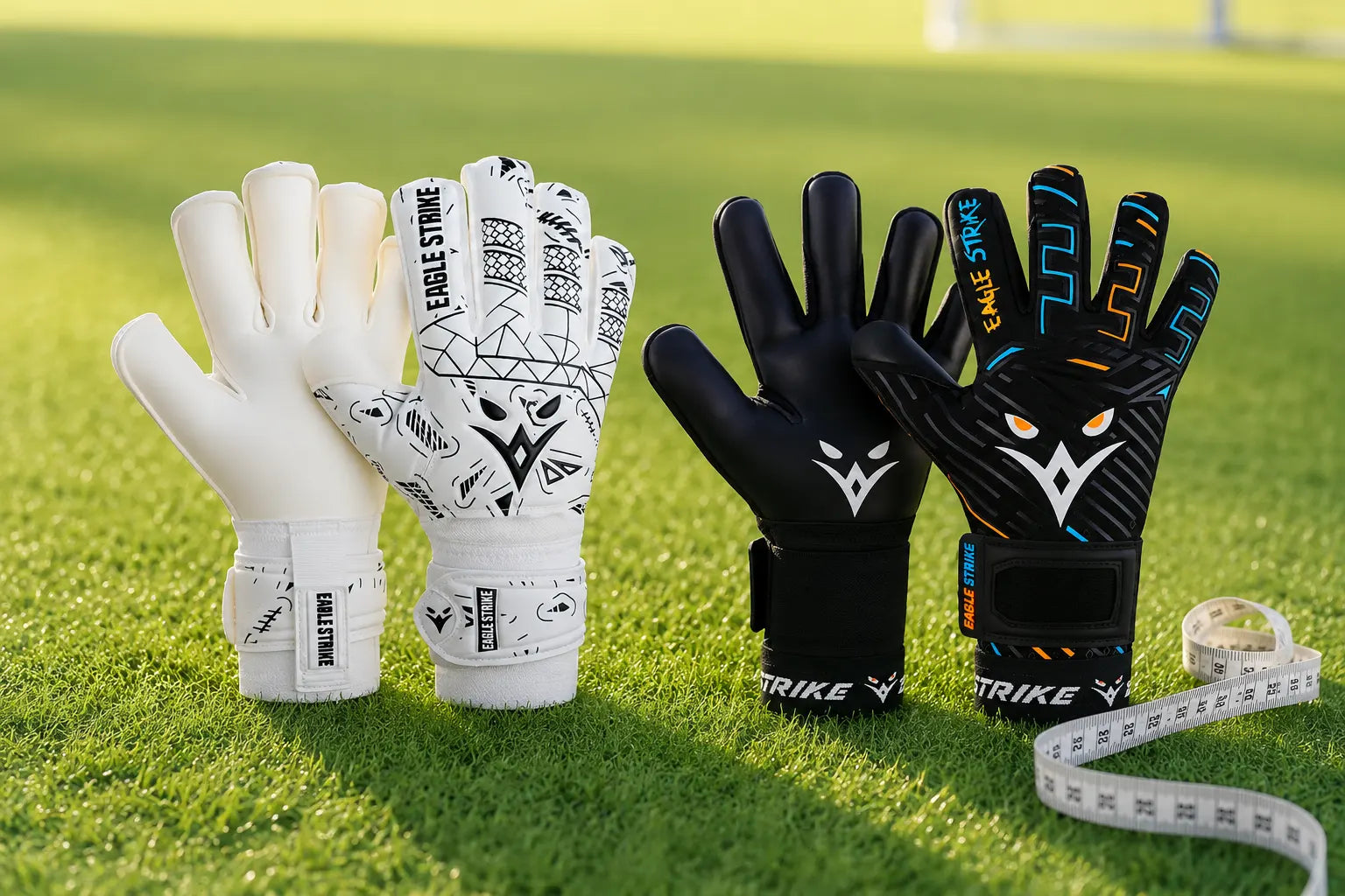 Goal keeper gloves size
