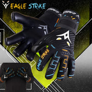 Eagle Strike Soccer Goalkeeper Gloves Supersoft 1.0 Excellent Grip Black