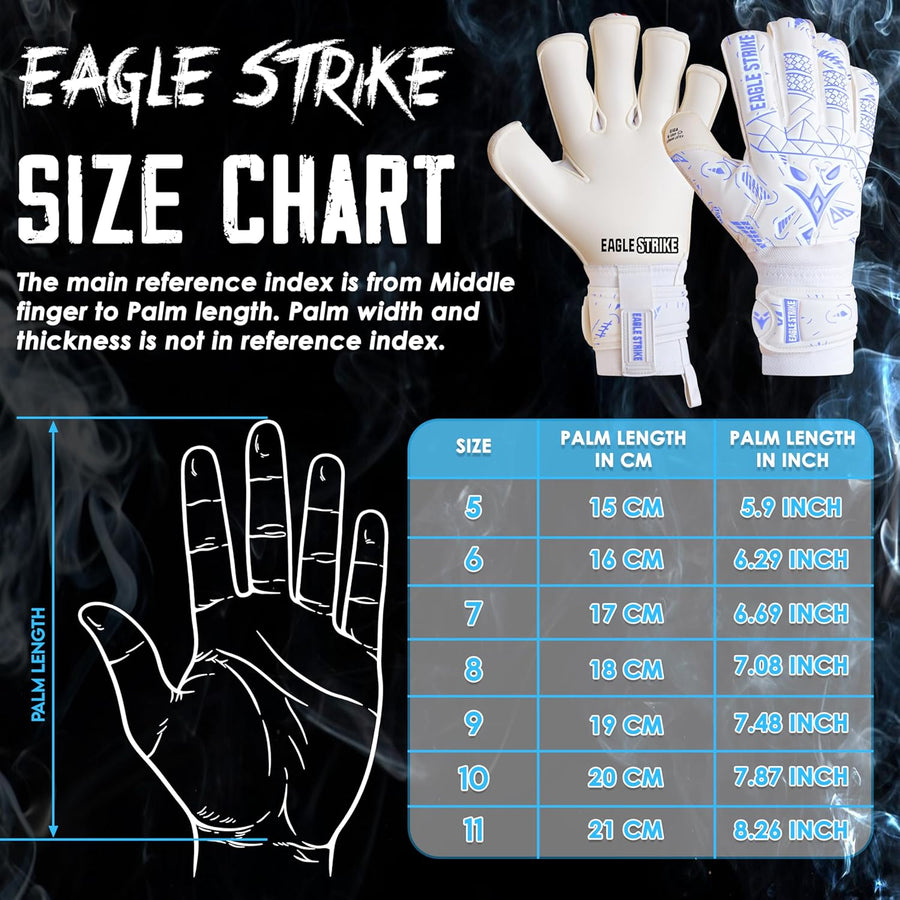 Soccer Goalkeeper Gloves Giga Grip V1.0 Fingers protection All Black