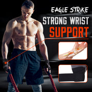 Eagle Strike 2024 Lightweight Padded Workout Gloves – Full Protection with Wrist Support Strap, Silicone Grip Palm – Breathable Gym Gloves for Men & Women