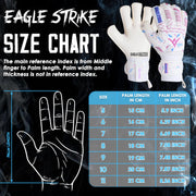 Soccer Goalkeeper Gloves Giga Grip V1.0 Fingers protection All Black