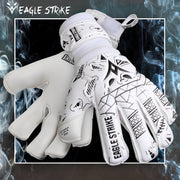 Soccer Goalkeeper Gloves Giga Grip V1.0 Fingers protection All Black