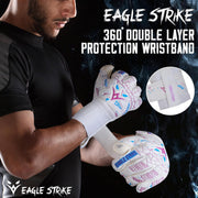 Soccer Goalkeeper Gloves Giga Grip V1.0 Fingers protection All Black