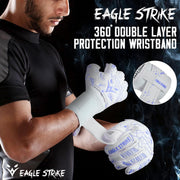 Soccer Goalkeeper Gloves Giga Grip V1.0 Fingers protection All Black