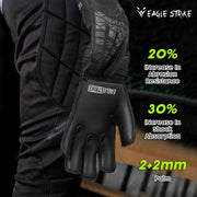 Eagle Strike Pro Goalkeeper Gloves - Stealth Black
