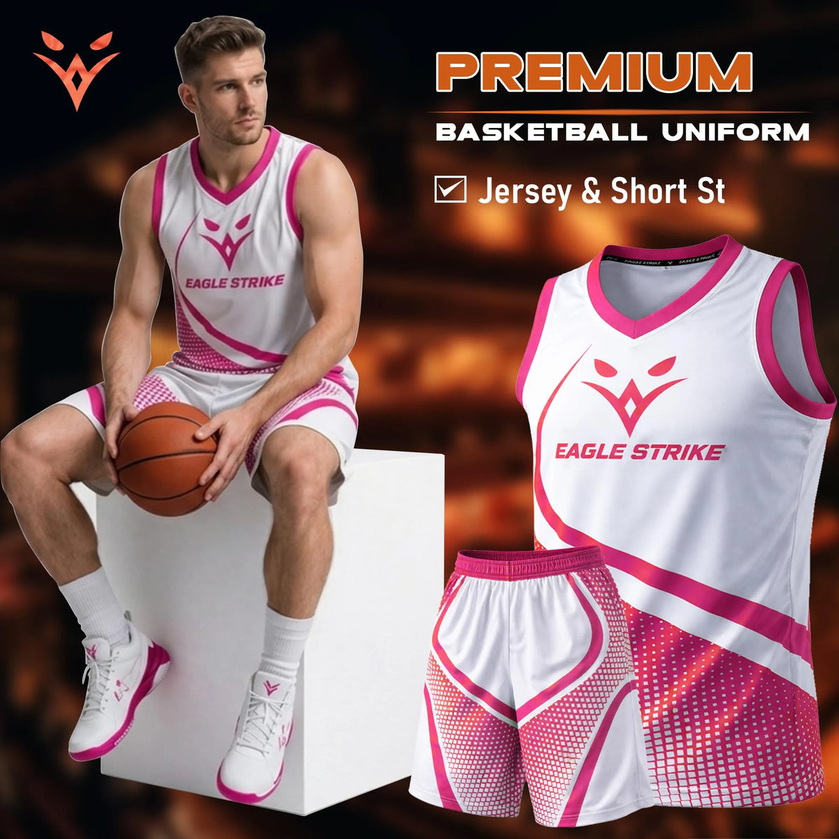 Basketball Jersey for Kids & Adult