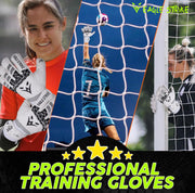 Eagle Strike Goalkeeper Gloves - Professional Goalie glove & Training Grip with Removable Finger Protection