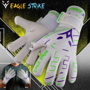 Eagle Strike Wet & Dry Goalkeeper Gloves White & Green – image 3