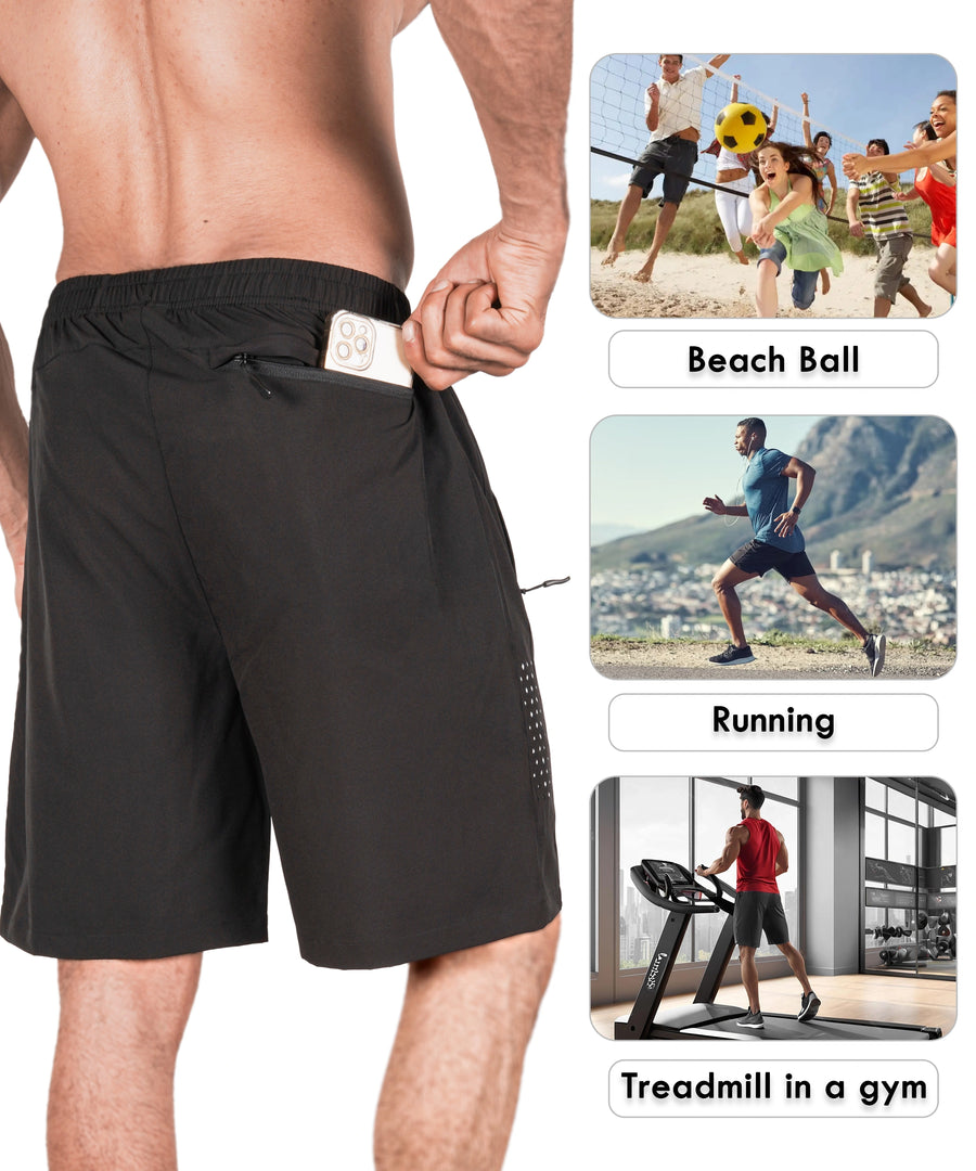Men's Training Shorts — Black