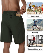 Men's Training Shorts — Dark Green