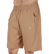 Men's Training Shorts — Light Brown
