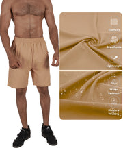 Men's Training Shorts — Light Brown