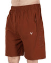 Men's Training Shorts — Rust Brown