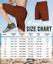 Men's Training Shorts — Rust Brown