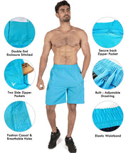Men's Training Shorts — Sky Blue