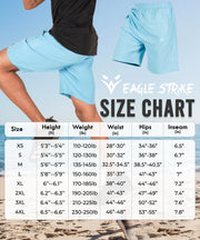 Men's Training Shorts — Sky Blue