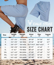 Men's Training Shorts — Light Blue