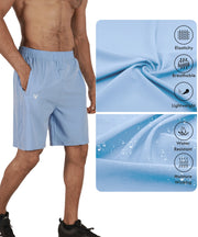 Men's Training Shorts — Light Blue