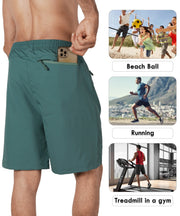 Men's Training Shorts — Light Green