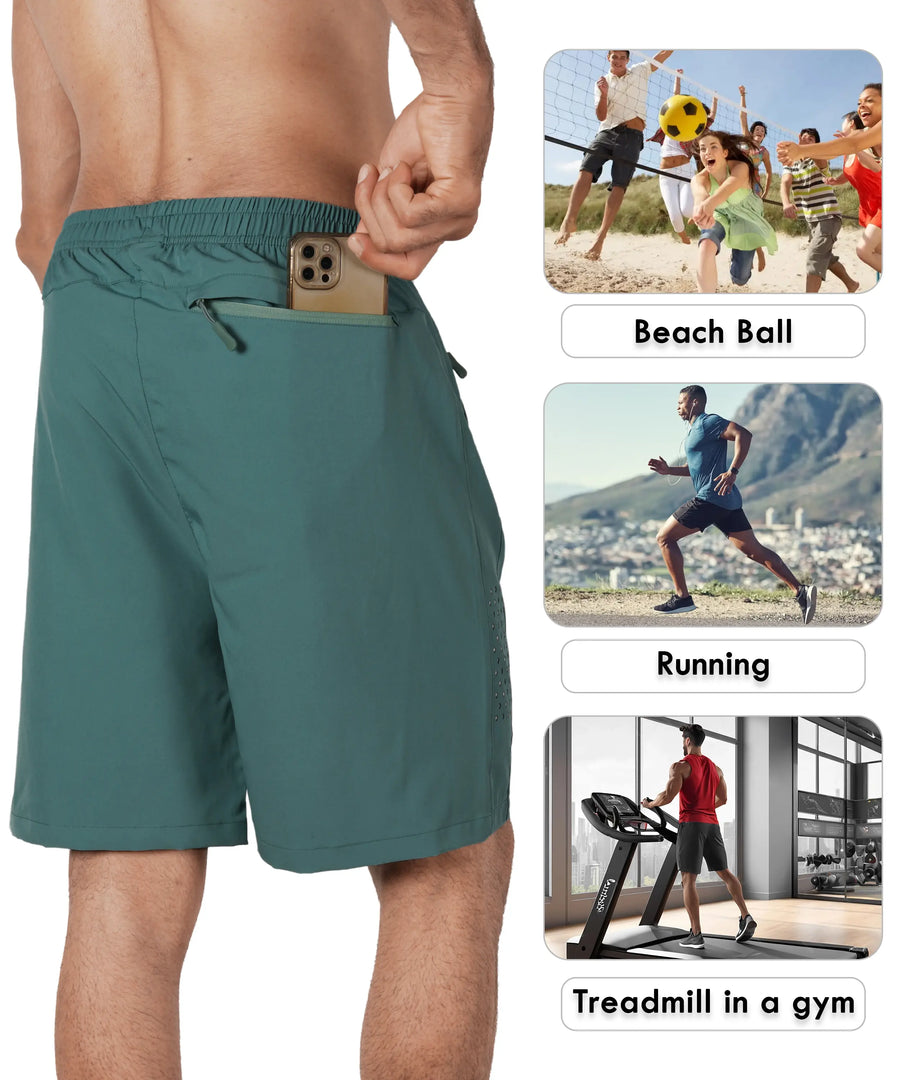 Men's Training Shorts — Light Green