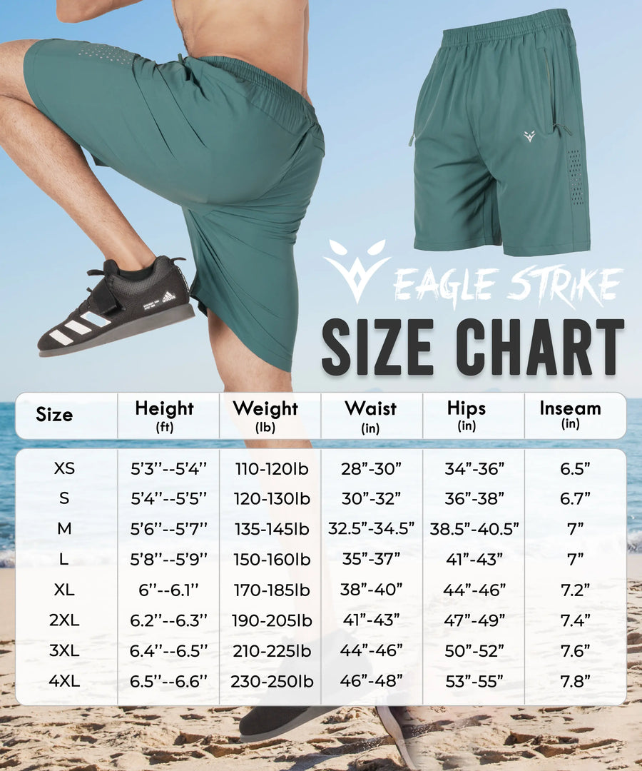 Men's Training Shorts — Light Green