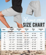 Men's Training Shorts — Light Grey