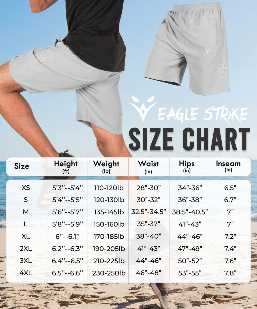 Men's Training Shorts — Light Grey