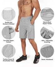 Men's Training Shorts — Light Grey