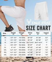 Men's Training Shorts — White