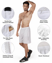 Men's Training Shorts — White