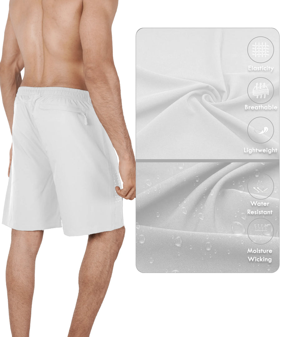 Men's Training Shorts — White