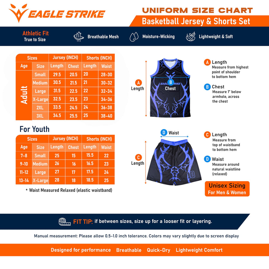 Basketball Kit — Blue D1