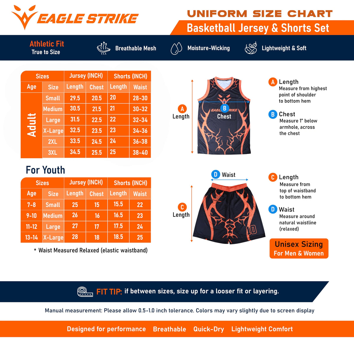 Basketball Kit — Orange D1