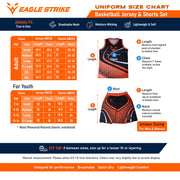 Basketball Jersey for Kids & Adult - Orange