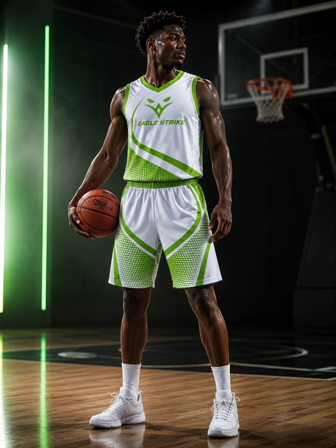 Basketball Jersey for Kids & Adult- Green