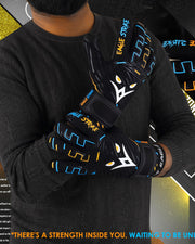 Eagle Strike Fingersave Goalkeeper Gloves – Black
