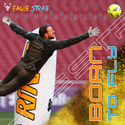 Eagle Strike Fingersave Goalkeeper Gloves – White