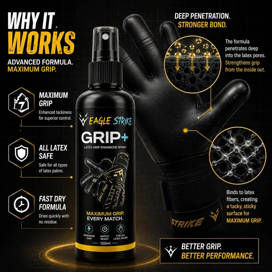 Eagle Strike Grip – Goalkeeper Glove Grip Enhancer Spray 120ml