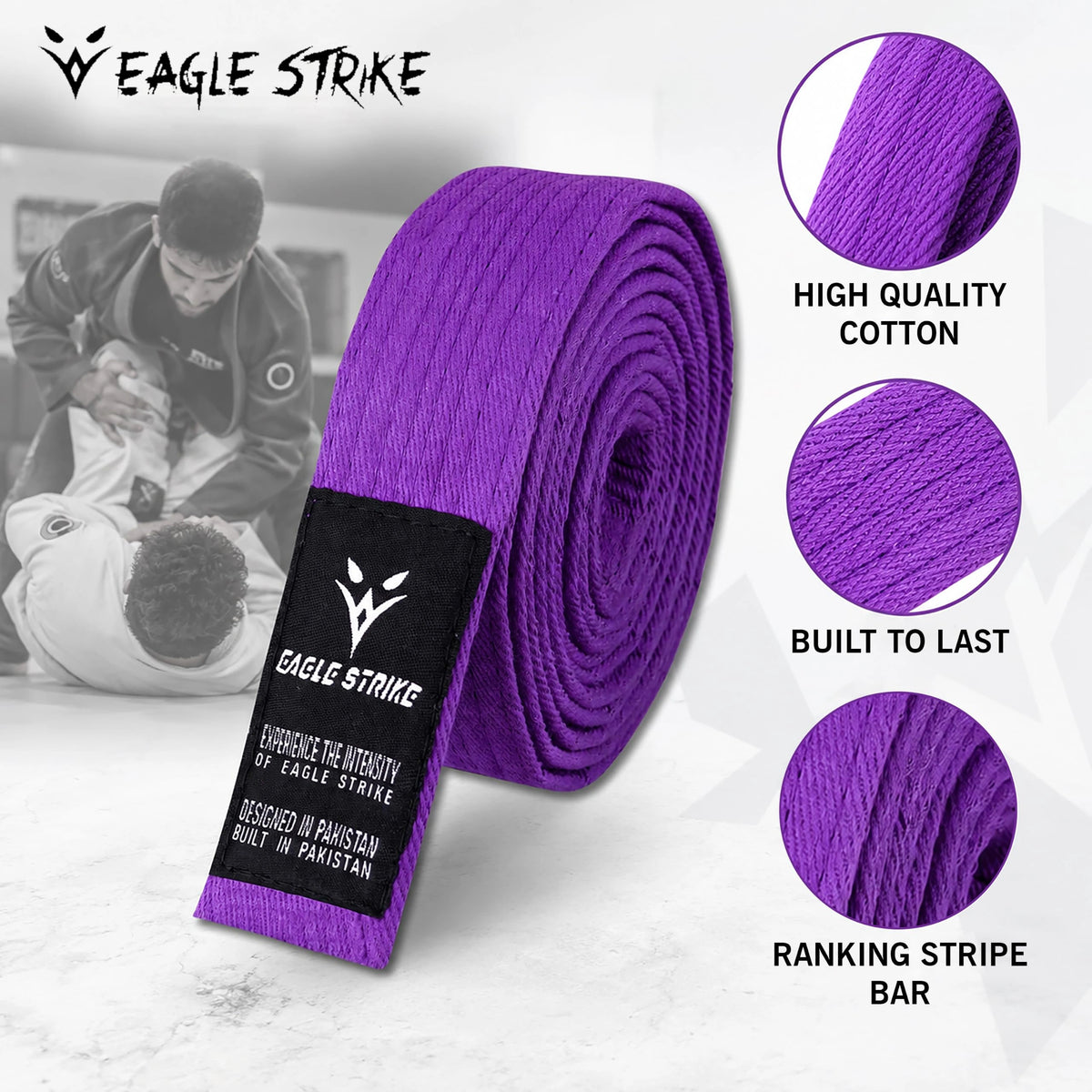 Karate & Taekwondo Ranking Belt for Kids & Adults