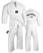 Eagle Strike Premium Cotton Taekwondo Gi – Professional White Dobok for Training & Competition