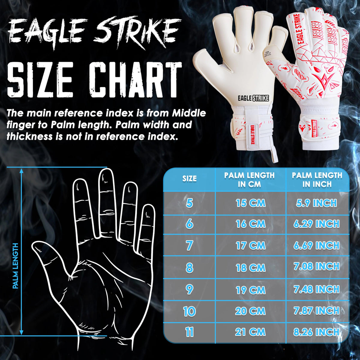 Goalkeeper Gloves – Finger Protection – White & Red