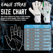 Goalkeeper Gloves – Finger Protection (White, Black & Green)