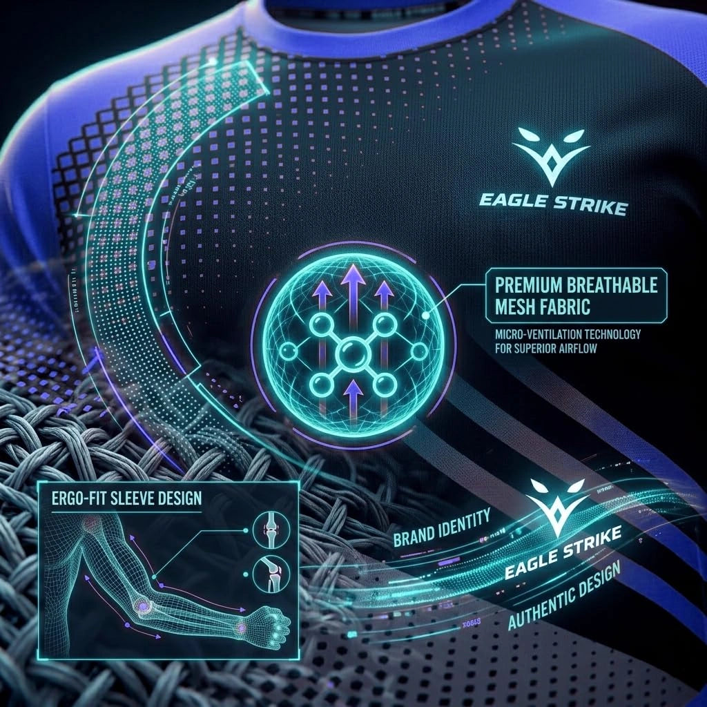 Soccer Uniform Adult & Kids - Blue - D1
