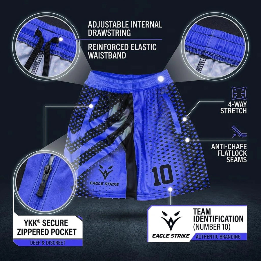Soccer Uniform Adult & Kids - Blue - D1