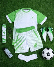 Soccer Uniform Adult & Kids - Green - D1