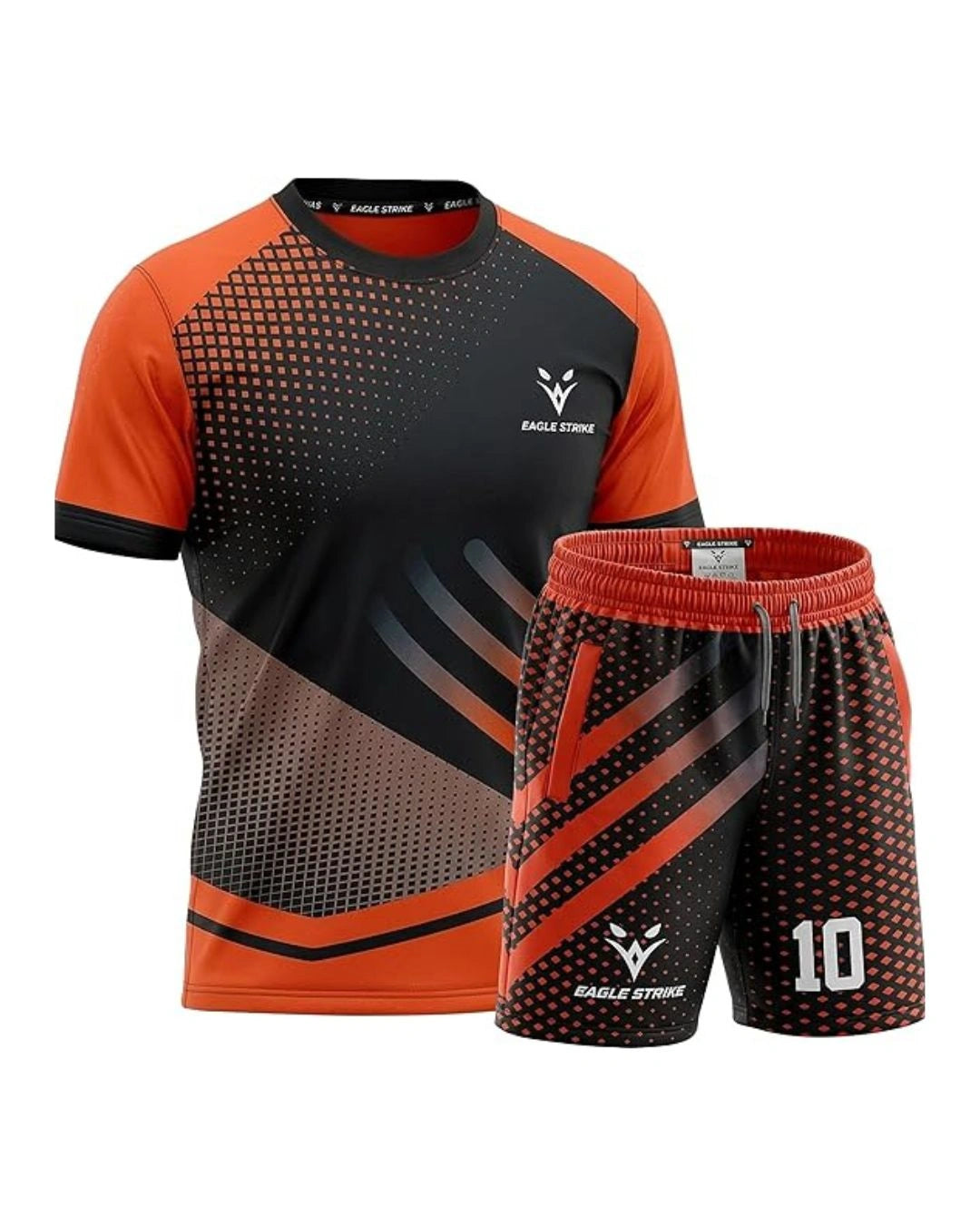 Soccer Uniform Adult & Kids - Orange - D1