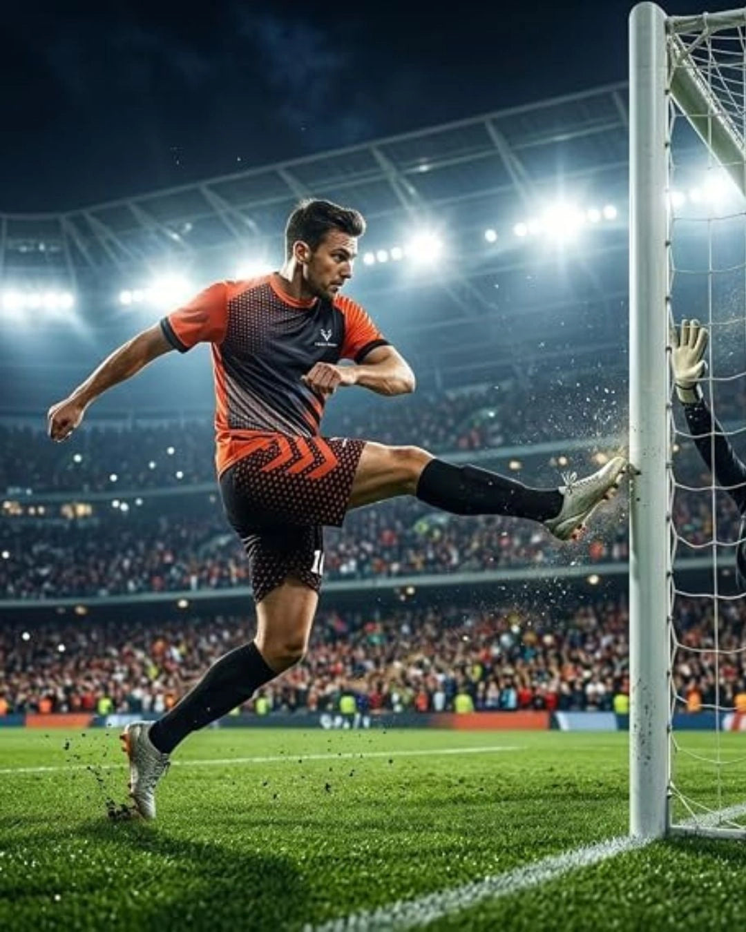 Soccer Uniform Adult & Kids - Orange - D1