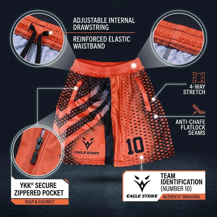 Soccer Uniform Adult & Kids - Orange - D1